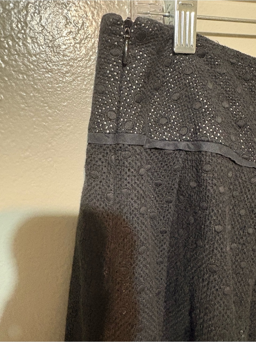 Adorable Classic Lined Black Women's Skirt Size 12P - Picture 6 of 14